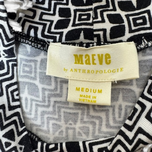 Maeve Black and White Midi Dress - Picture 8 of 11